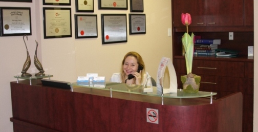 Photo of the Timberlea Dental Clinic Reception